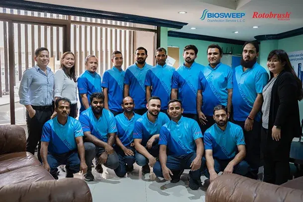 BioSweep Middle East duct cleaning team in Dubai